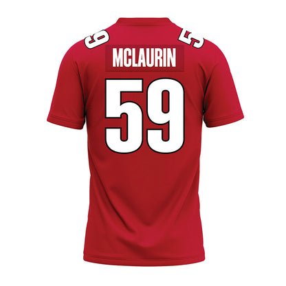 APSU - NCAA Football : Hayden Mclaurin - Red Premium Football Jersey-1