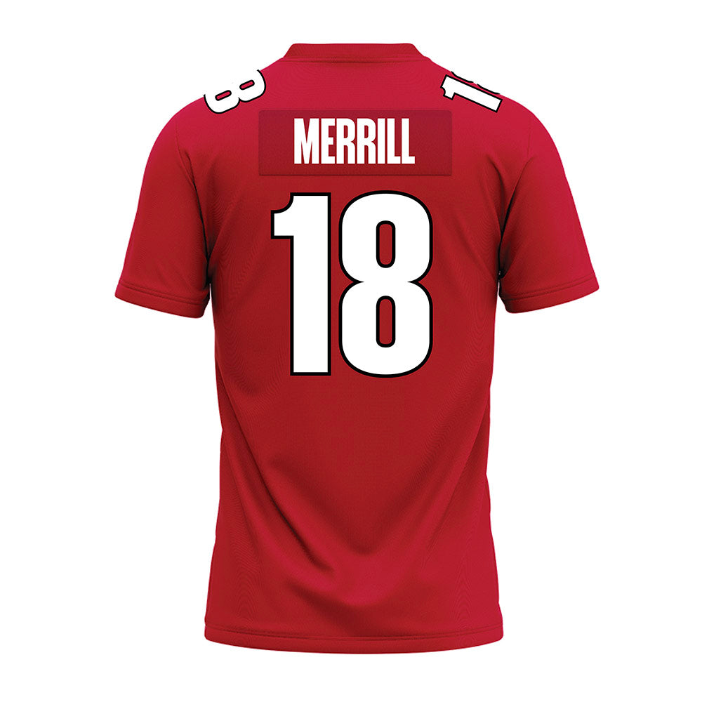 APSU - NCAA Football : Clayton Merrill - Red Premium Football Jersey-1