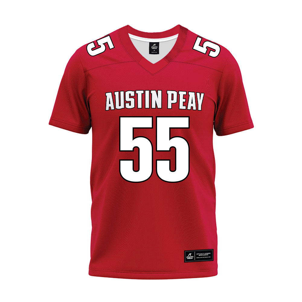 APSU - NCAA Football : Mekaih Collins - Red Premium Football Jersey-0
