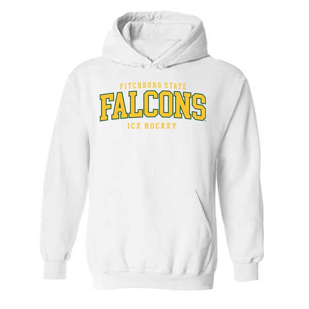 Fitchburg State - NCAA Men's Ice Hockey : Hunter Dunn - Classic Shersey Hooded Sweatshirt-0