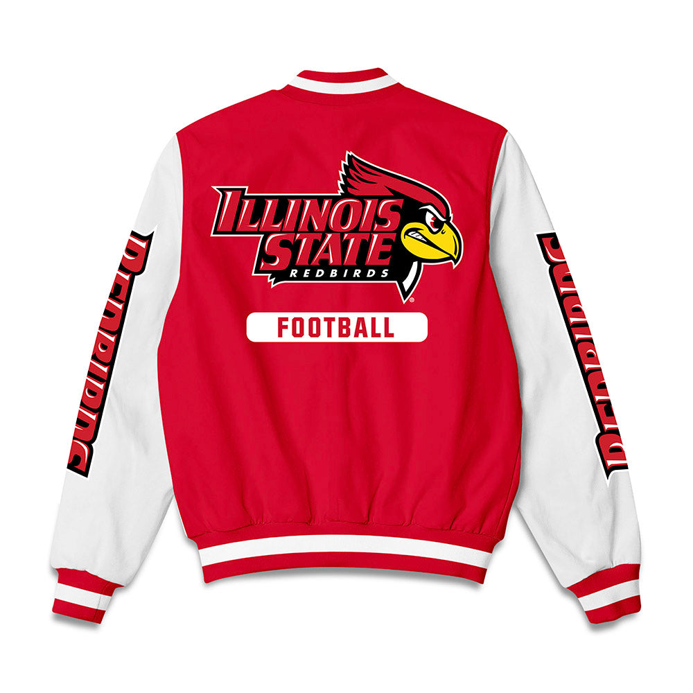 Illinois State - NCAA Football : Chris Taylor Jr - Bomber Jacket-1