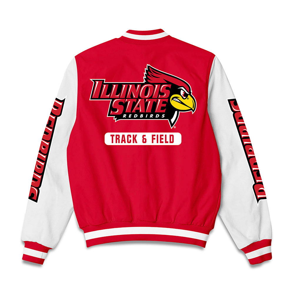 Illinois State - NCAA Men's Track & Field : Isaias Lopez - Bomber Jacket-1