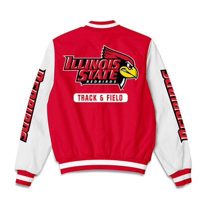 Illinois State - NCAA Men's Track & Field : Isaias Lopez - Bomber Jacket-1