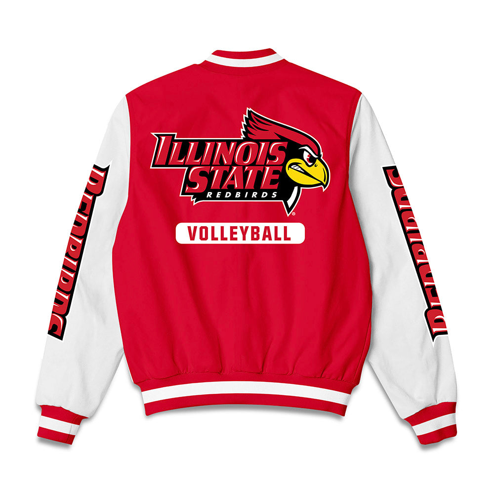 Illinois State - NCAA Women's Volleyball : Colleen Hege - Bomber Jacket-1