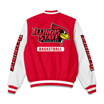 Illinois State - NCAA Men's Basketball : Jack Daugherty - Bomber Jacket-1