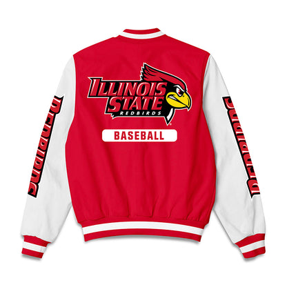 Illinois State - NCAA Baseball : Shai Robinson - Bomber Jacket-1
