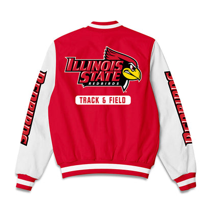 Illinois State - NCAA Men's Track & Field : Jacob Rollins - Bomber Jacket-1