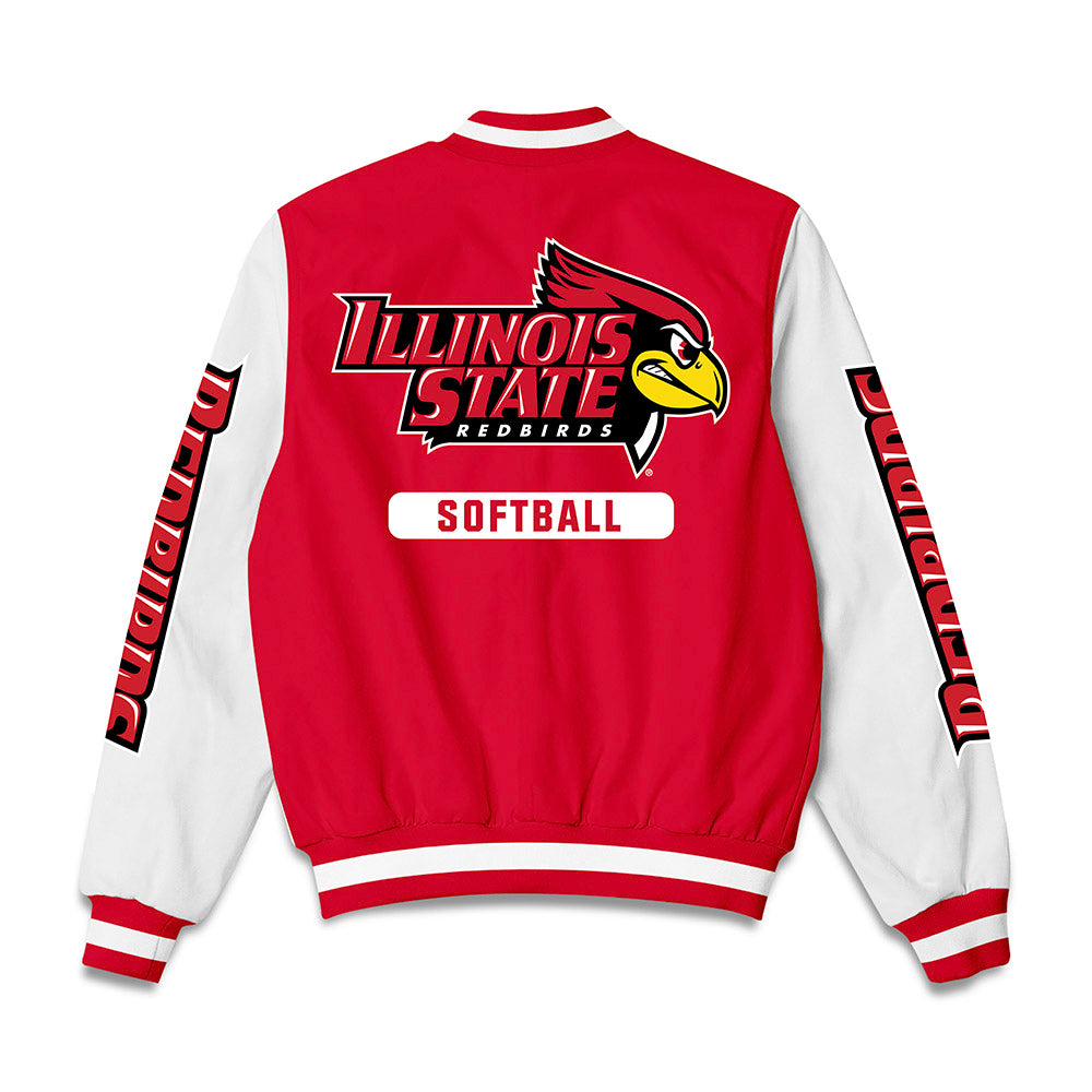 Illinois State - NCAA Softball : Lexie Griffin - Bomber Jacket-1