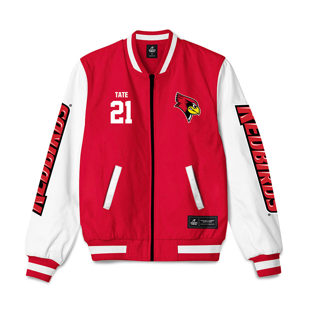 Illinois State - NCAA Football : Jason Tate - Bomber Jacket-0