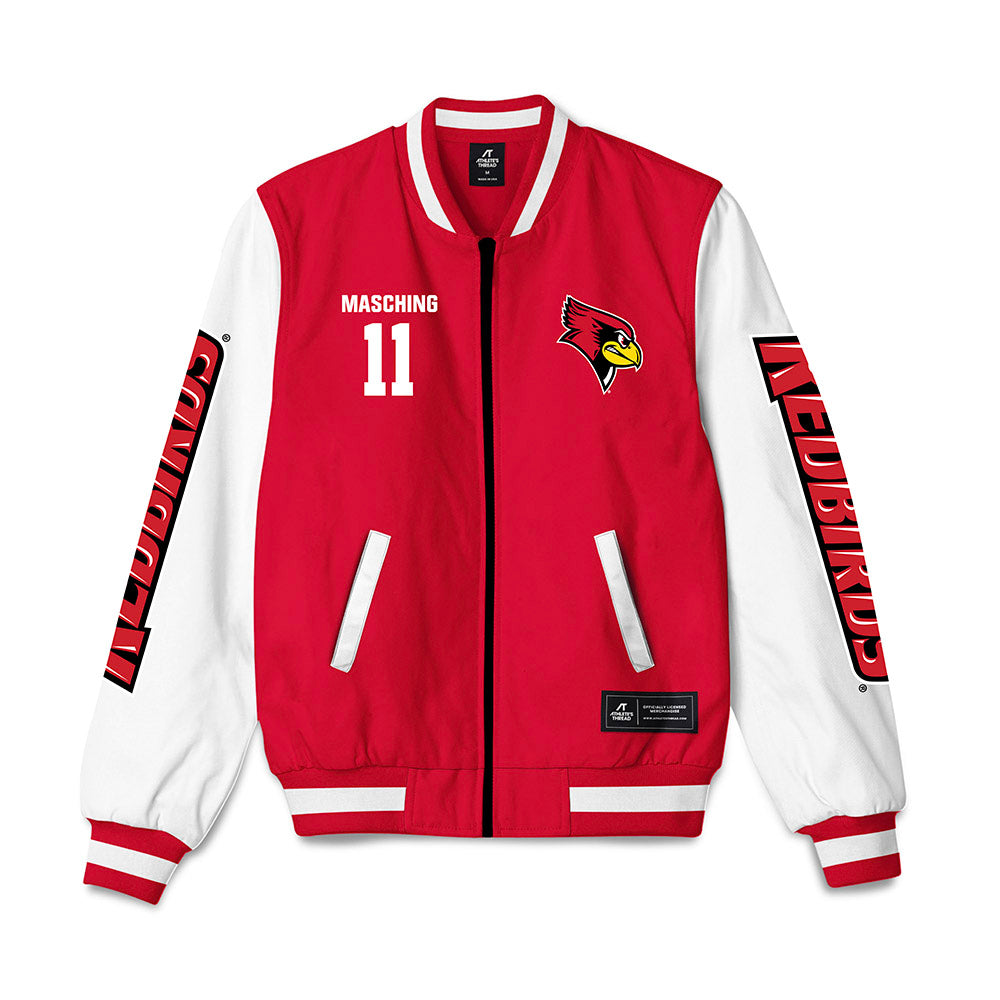 Illinois State - NCAA Softball : Addison Masching - Bomber Jacket-0