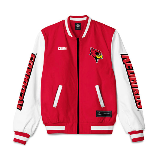 Illinois State - NCAA Women's Track & Field : Joycelyn Crum - Bomber Jacket-0