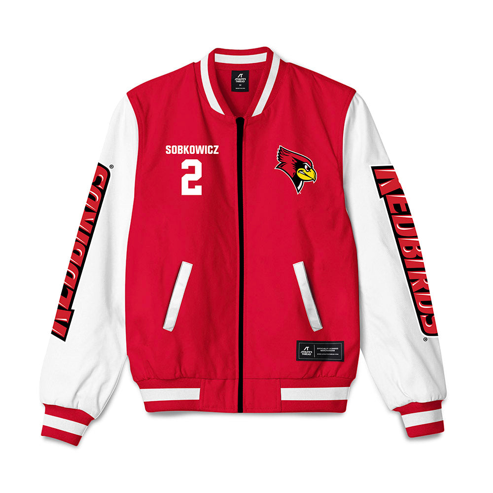 Illinois State - NCAA Football : Daniel Sobkowicz - Bomber Jacket-0