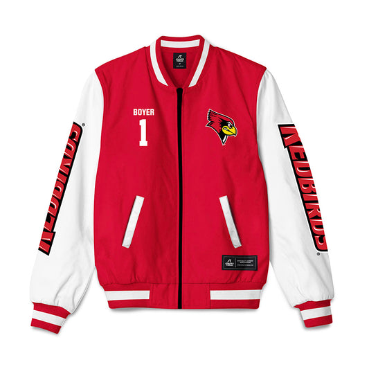 Illinois State - NCAA Softball : Ava Boyer - Bomber Jacket-0