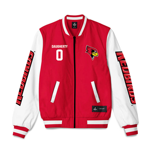 Illinois State - NCAA Men's Basketball : Jack Daugherty - Bomber Jacket-0