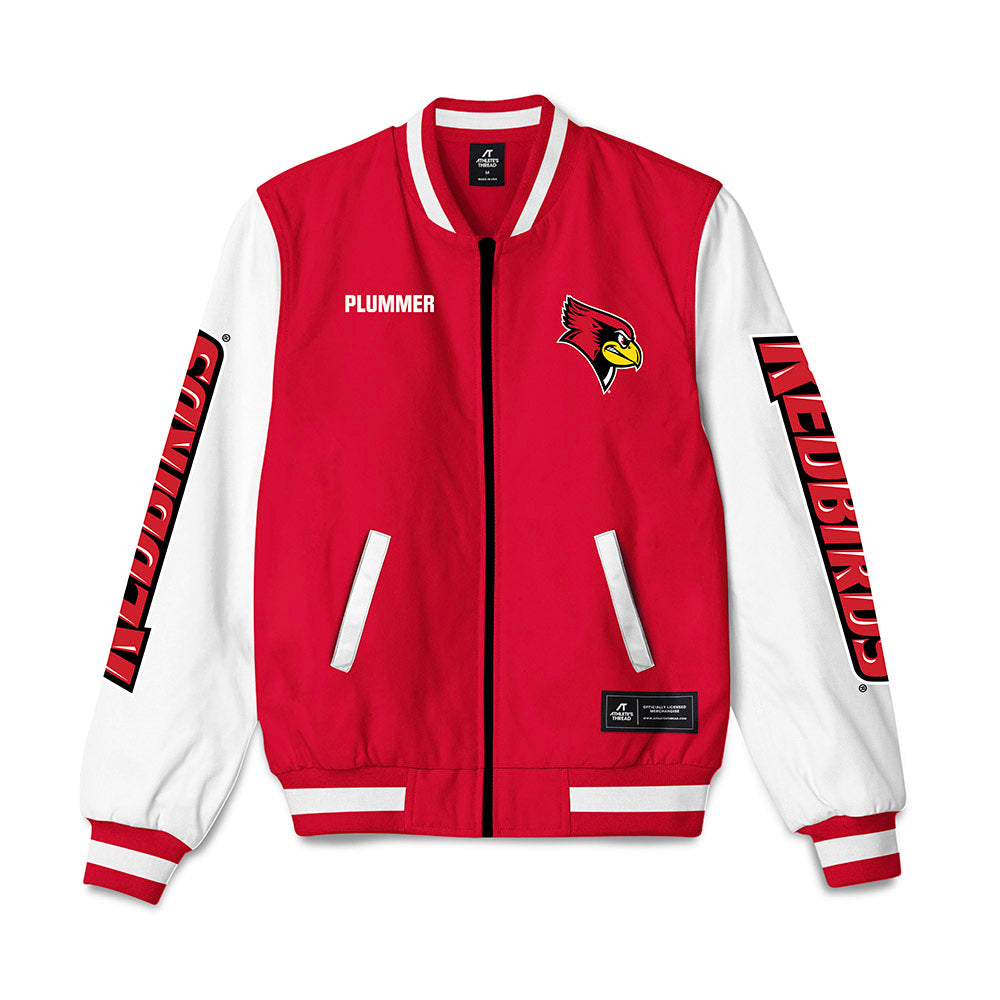 Illinois State - NCAA Women's Track & Field : Matti Plummer - Bomber Jacket-0