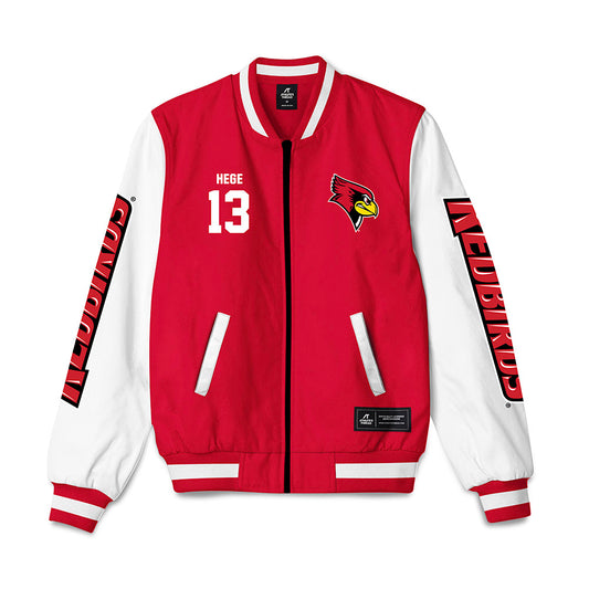 Illinois State - NCAA Women's Volleyball : Colleen Hege - Bomber Jacket-0