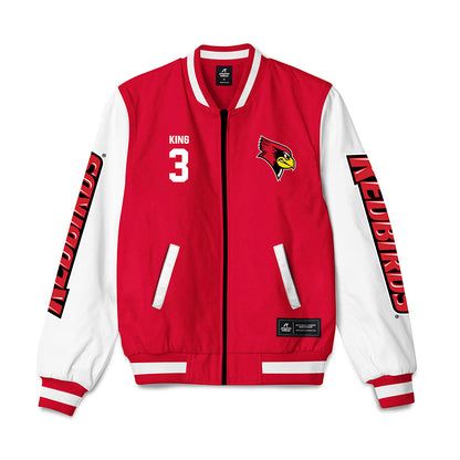 Illinois State - NCAA Football : Mason King - Bomber Jacket-0