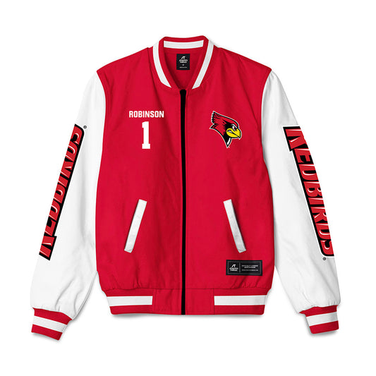 Illinois State - NCAA Baseball : Shai Robinson - Bomber Jacket-0