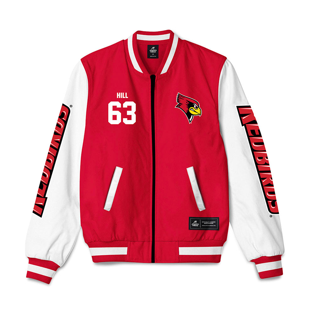 Illinois State - NCAA Football : Chris Hill - Bomber Jacket-0