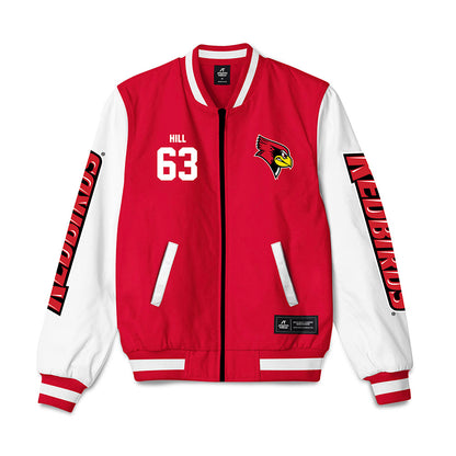 Illinois State - NCAA Football : Chris Hill - Bomber Jacket-0