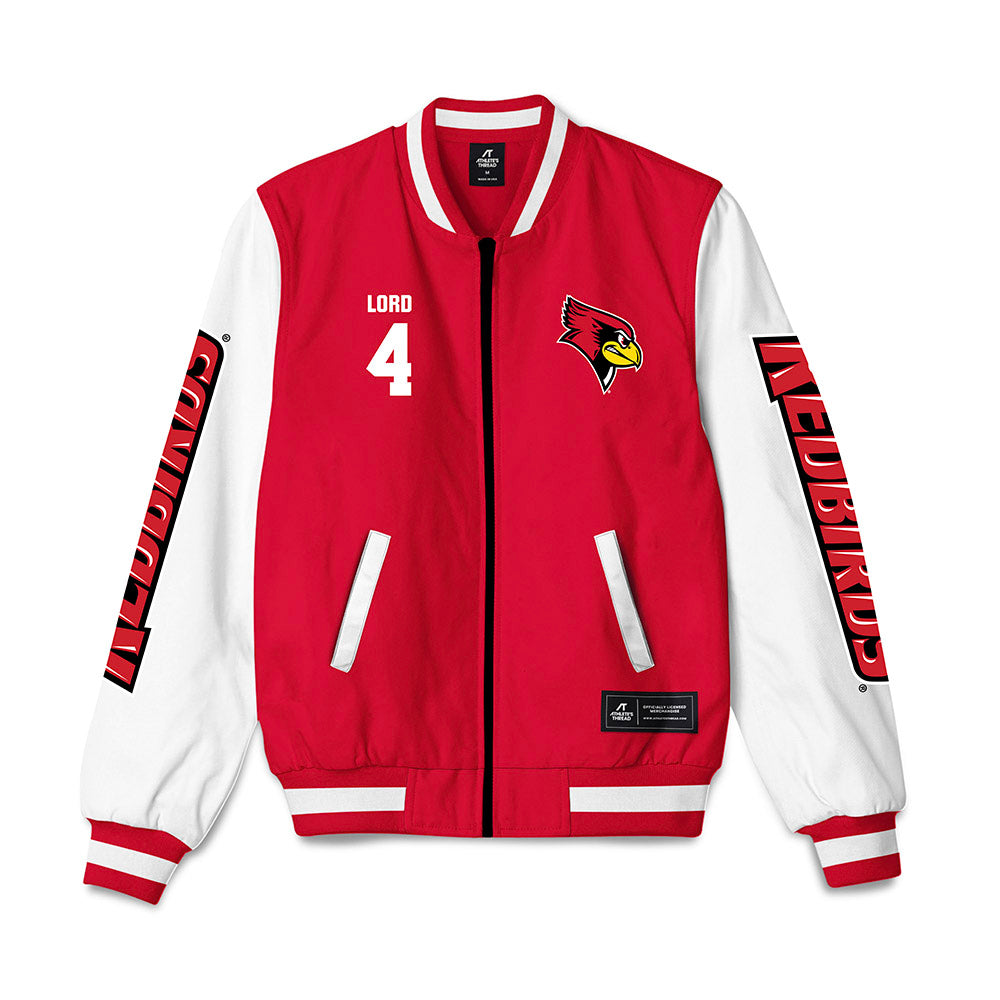 Illinois State - NCAA Football : Dylan Lord - Bomber Jacket-0