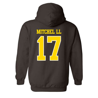 Western Michigan - NCAA Football : Jason Mitchel ll - Classic Shersey Hooded Sweatshirt-1