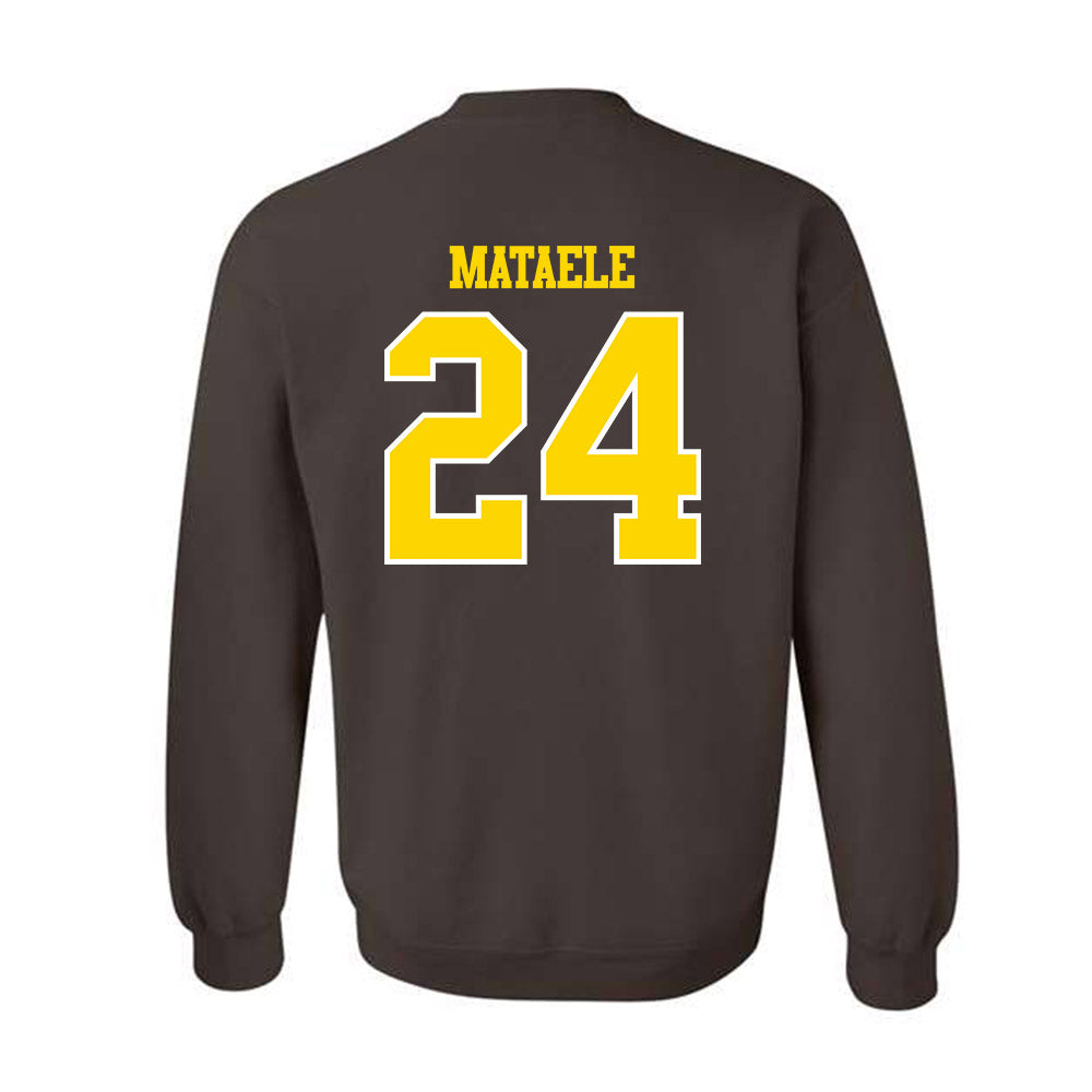 Western Michigan - NCAA Football : Ofa Mataele - Classic Shersey Crewneck Sweatshirt-1