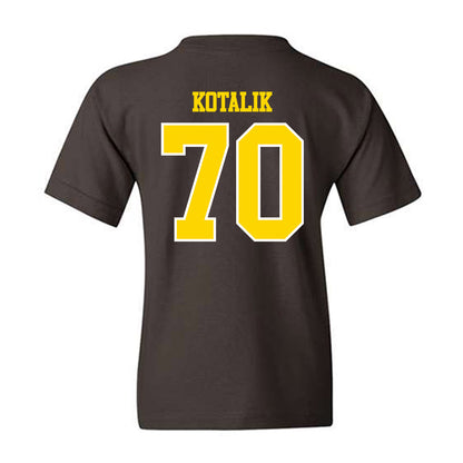 Western Michigan - NCAA Football : KJ Kotalik - Classic Shersey Youth T-Shirt-1