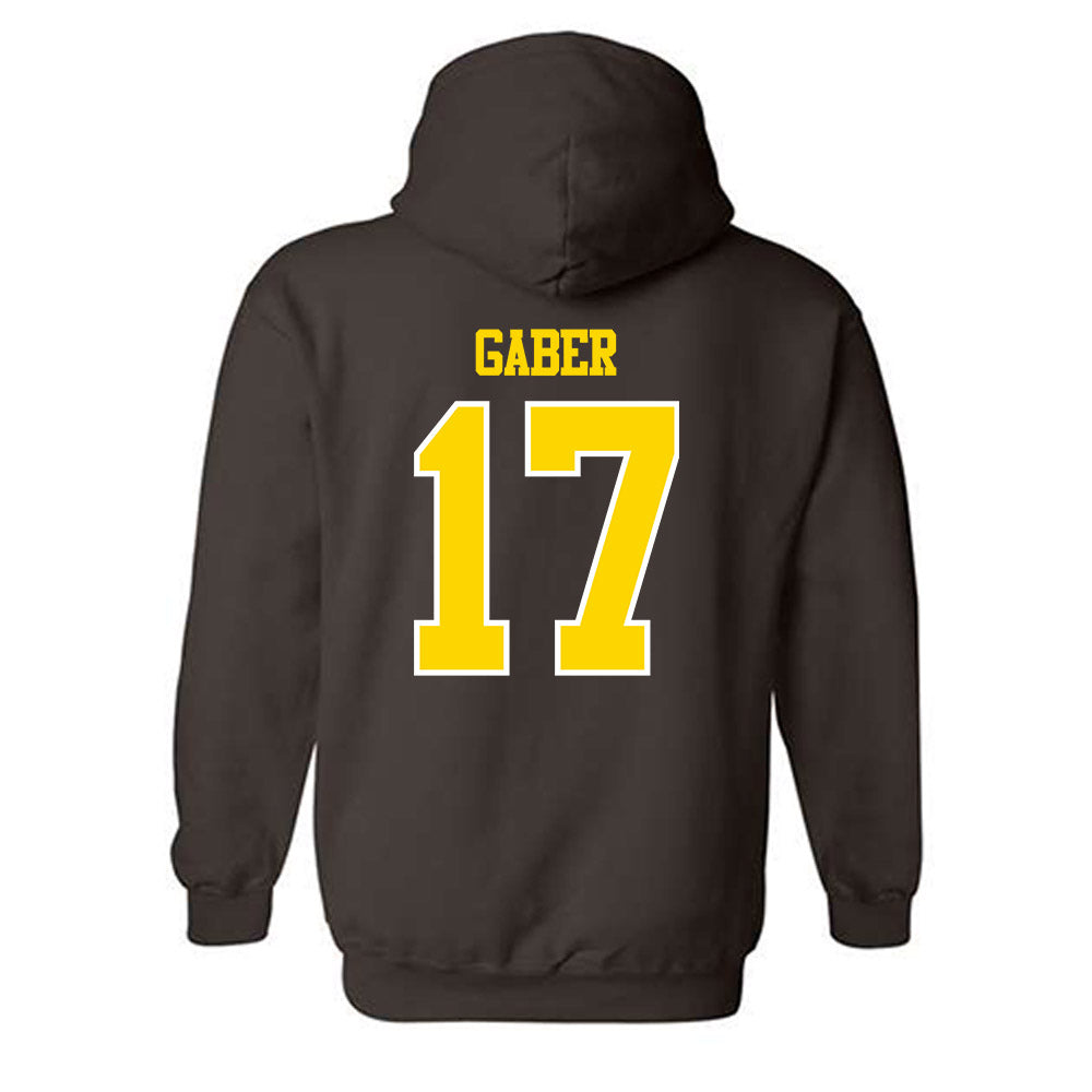 Western Michigan - NCAA Baseball : Reese Gaber - Classic Shersey Hooded Sweatshirt-1