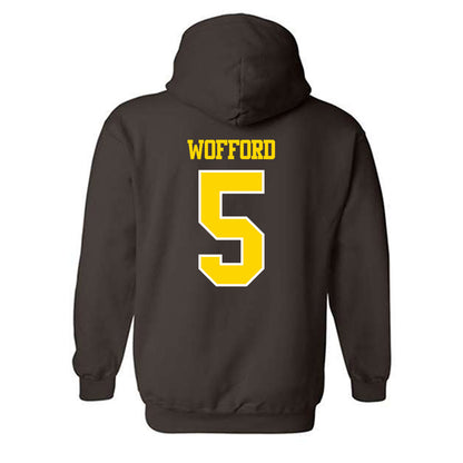 Western Michigan - NCAA Football : Aaron Wofford - Classic Shersey Hooded Sweatshirt-1