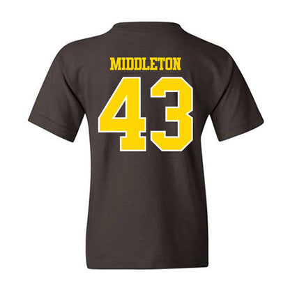 Western Michigan - NCAA Baseball : Cooper Middleton - Classic Shersey Youth T-Shirt-1