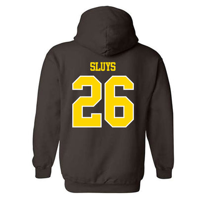 Western Michigan - NCAA Men's Ice Hockey : Jamison Sluys - Classic Shersey Hooded Sweatshirt-1