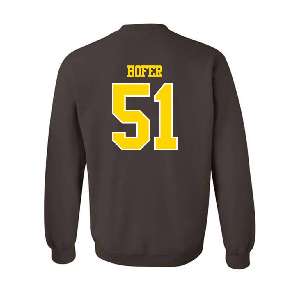 Western Michigan - NCAA Football : John Hofer - Classic Shersey Crewneck Sweatshirt-1