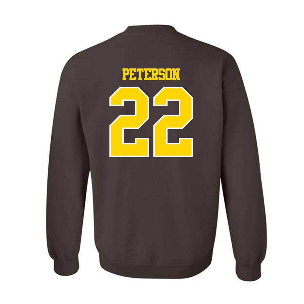 Western Michigan - NCAA Men's Basketball : Declan Peterson - Classic Shersey Crewneck Sweatshirt-1