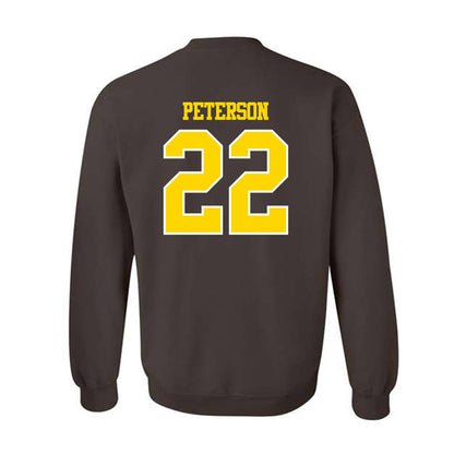 Western Michigan - NCAA Men's Basketball : Declan Peterson - Classic Shersey Crewneck Sweatshirt-1