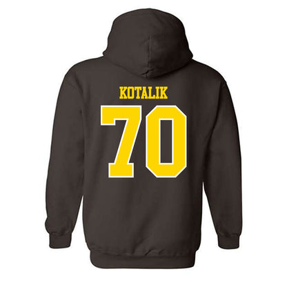 Western Michigan - NCAA Football : KJ Kotalik - Classic Shersey Hooded Sweatshirt-1