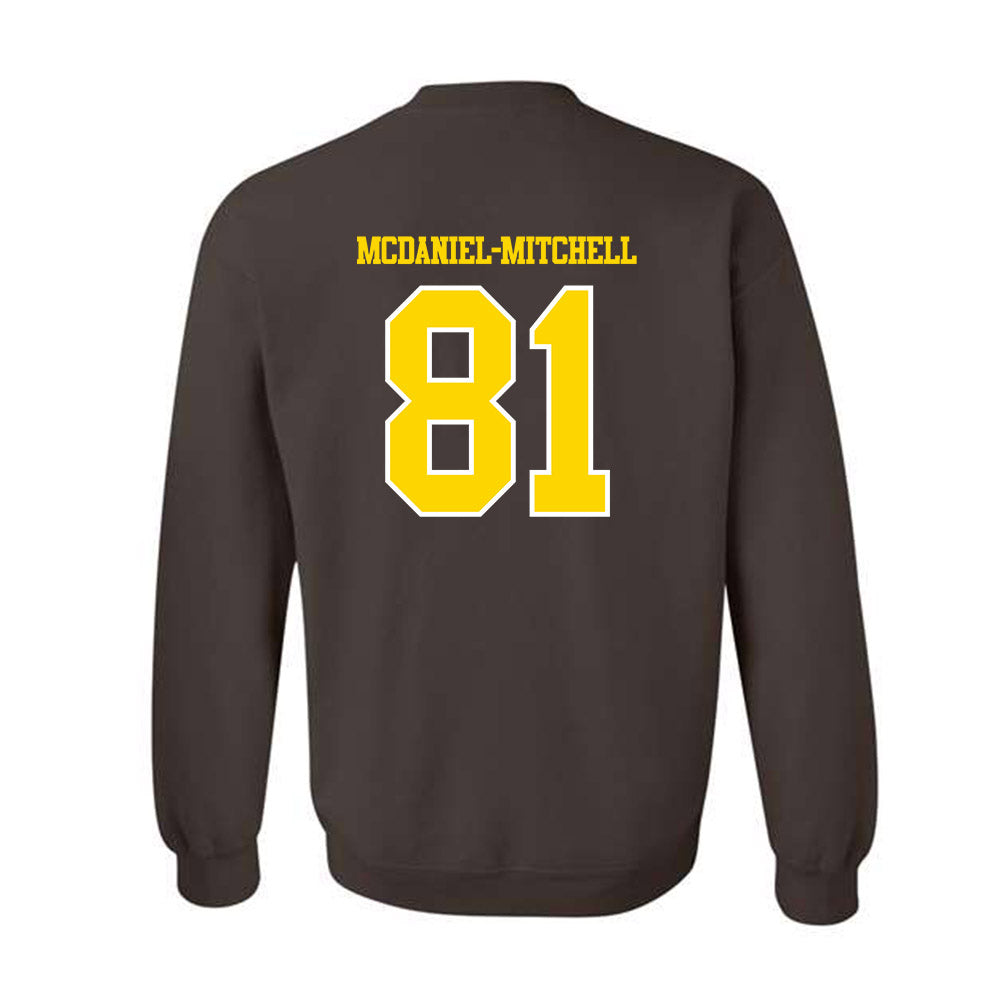 Western Michigan - NCAA Football : Earnest McDaniel-Mitchell - Classic Shersey Crewneck Sweatshirt-1