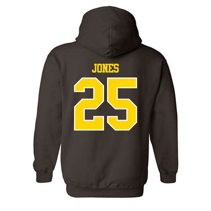 Western Michigan - NCAA Football : Justin Jones - Classic Shersey Hooded Sweatshirt-1