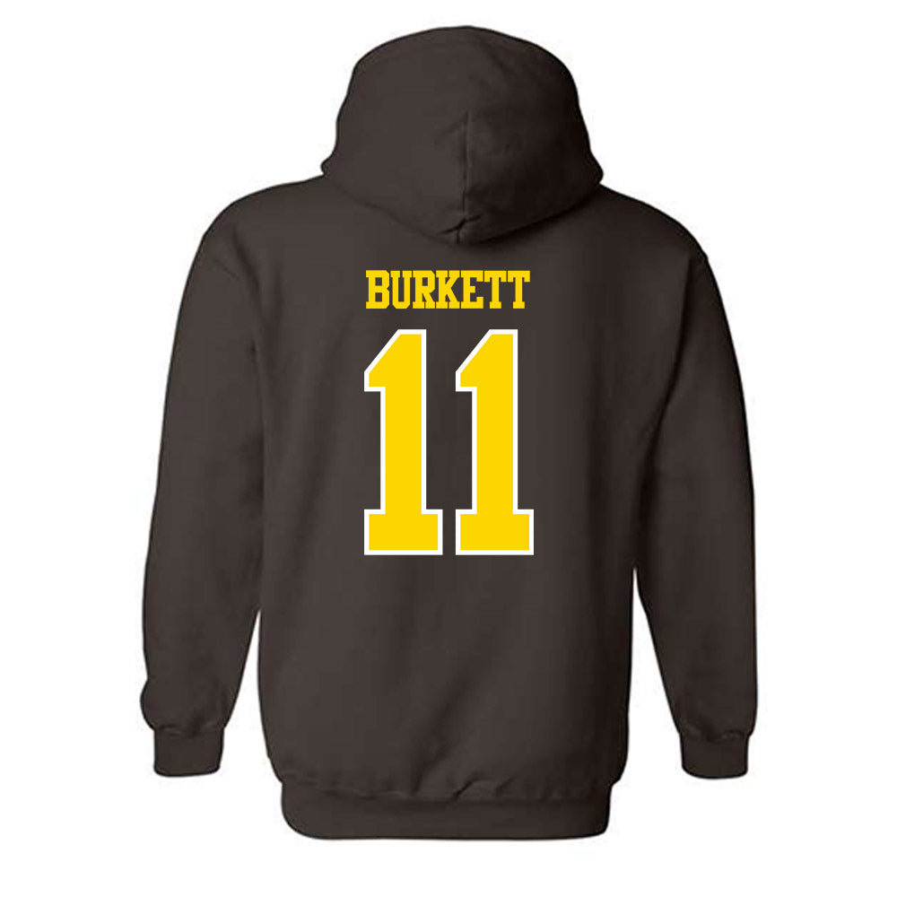 Western Michigan - NCAA Men's Soccer : Connor Burkett - Classic Shersey Hooded Sweatshirt-1