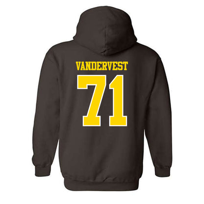 Western Michigan - NCAA Football : Adam Vandervest - Classic Shersey Hooded Sweatshirt-1