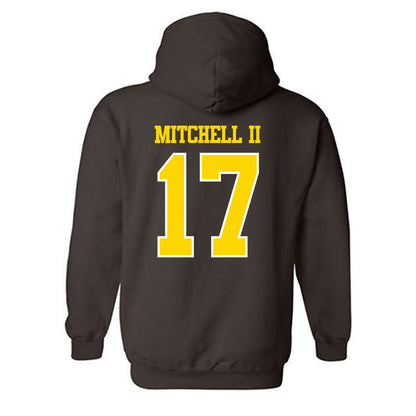 Western Michigan - NCAA Football : Jason Mitchell II - Classic Shersey Hooded Sweatshirt-1