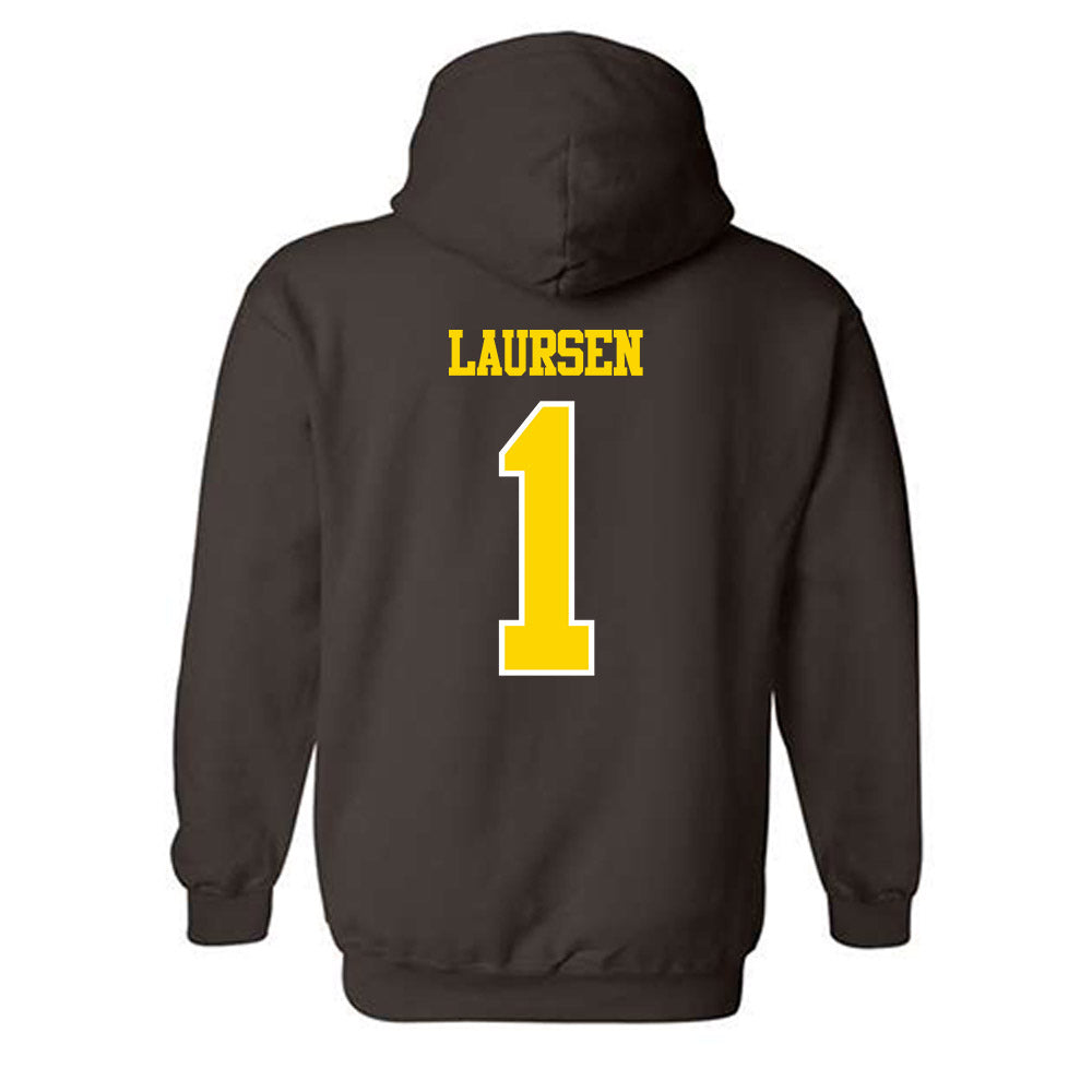 Western Michigan - NCAA Men's Ice Hockey : Kirk Laursen - Classic Shersey Hooded Sweatshirt-1
