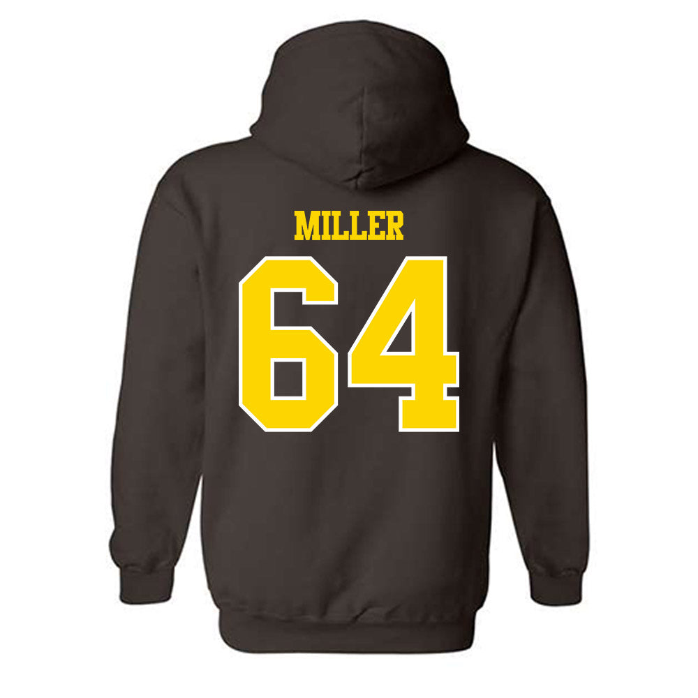 Western Michigan - NCAA Football : Nolan Miller - Classic Shersey Hooded Sweatshirt-1
