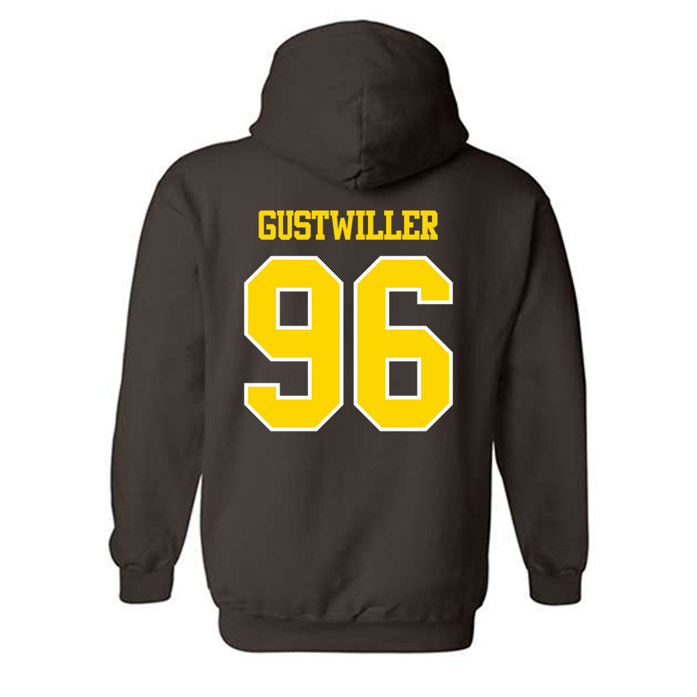 Western Michigan - NCAA Football : Dalton Gustwiller - Classic Shersey Hooded Sweatshirt-1