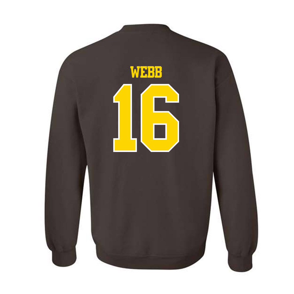Western Michigan - NCAA Football : Corey Webb - Classic Shersey Crewneck Sweatshirt-1