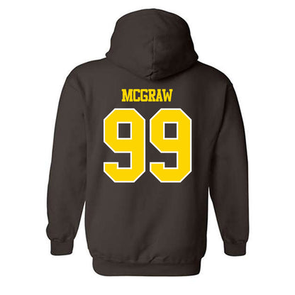 Western Michigan - NCAA Football : Rodney McGraw - Classic Shersey Hooded Sweatshirt-1