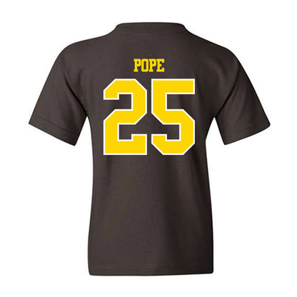 Western Michigan - NCAA Football : Joey Pope - Classic Shersey Youth T-Shirt-1