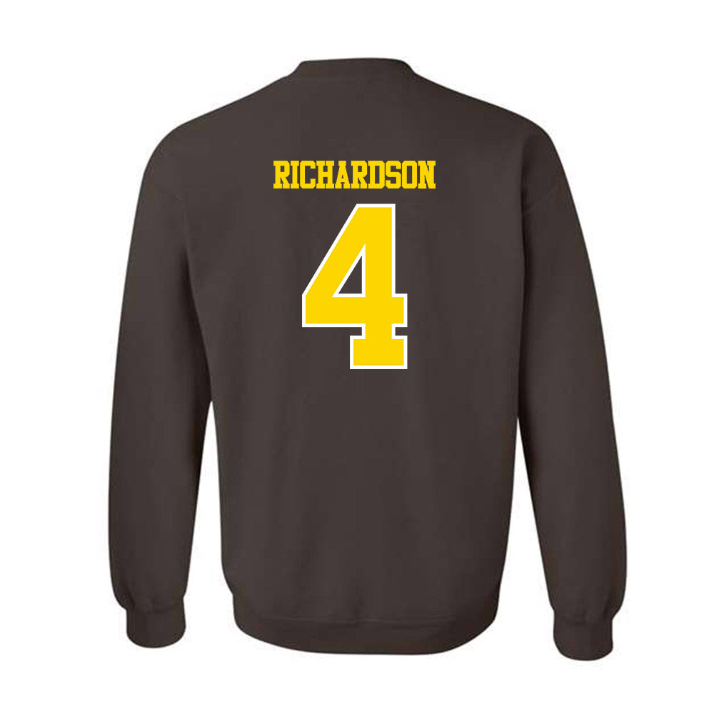 Western Michigan - NCAA Women's Basketball : DeAhna Richardson - Classic Shersey Crewneck Sweatshirt-1