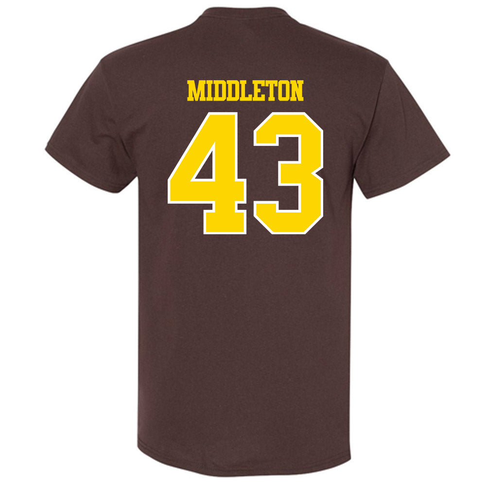 Western Michigan - NCAA Baseball : Cooper Middleton - Classic Shersey T-Shirt-1
