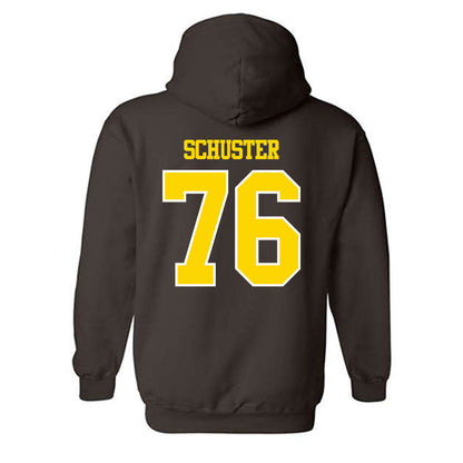 Western Michigan - NCAA Football : Chad Schuster - Classic Shersey Hooded Sweatshirt-1